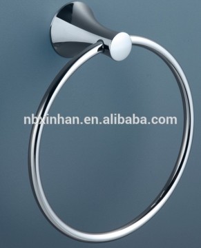 Elegant stylish,wholesale wall fitting bathroom accessories round brass towel ring