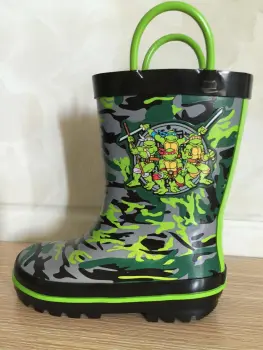2017 FW Camouflage cartoon children rain boots