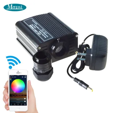 WIFI App-Controlled 16W RGBW Optical Fiber LED Light