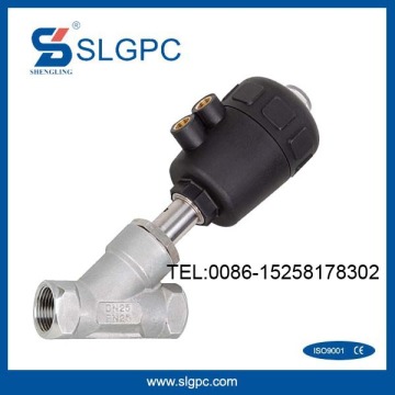 1 inch stainless steel 304 body SL2000-25 pneumatic seat angle valve