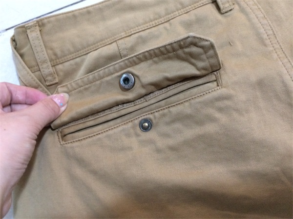 100% Cotton Solid Fabric Long Pant