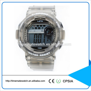 New style customized logo silicone children fashion dual time mens digital watches for chirstmas gifts