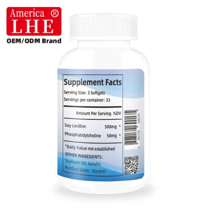 Shecome Soy Lecithin Softgels Brain Function Support