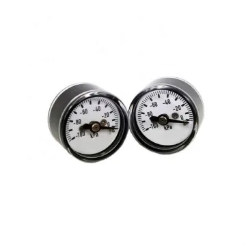 Chrome Color Brass Mini Pressure Gauge: Sizes 1 inch, 23mm, and 25mm