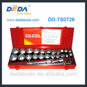 DD-TS0726 27pcs 3/4" Drive Socket Set,Socket Wrench,Auto Repair Hand Tool