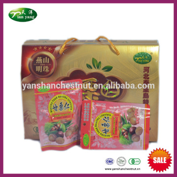 2015 Bulk Organic Sweet Shelled Cooked Asian Chestnut Snacks