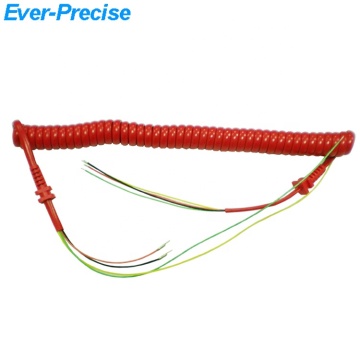 Custom Intercom Spiral Cables - White, Black, Red
