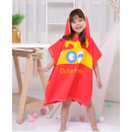 Cotton swim poncho surf robe quick dry robe