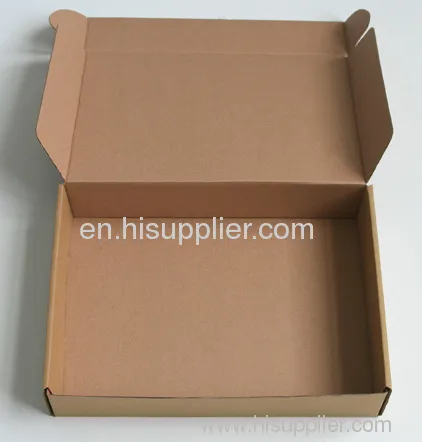 Brown Kraft Corrugated Paper Self-erect Die-cut Boxes 