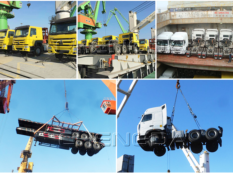 Steel Flatbed Trailer Shipment 