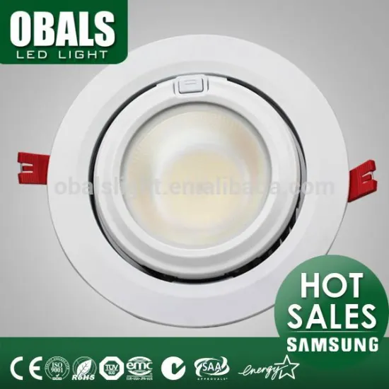 215mm cut hole size led glass spotlight smd5050