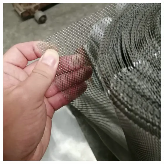 Small hole aluminum decorative filter Expanded metal mesh