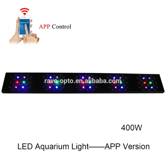 APP Control S400+ 5ft Aquarium LED Lighting for Coral Reef with Lightning