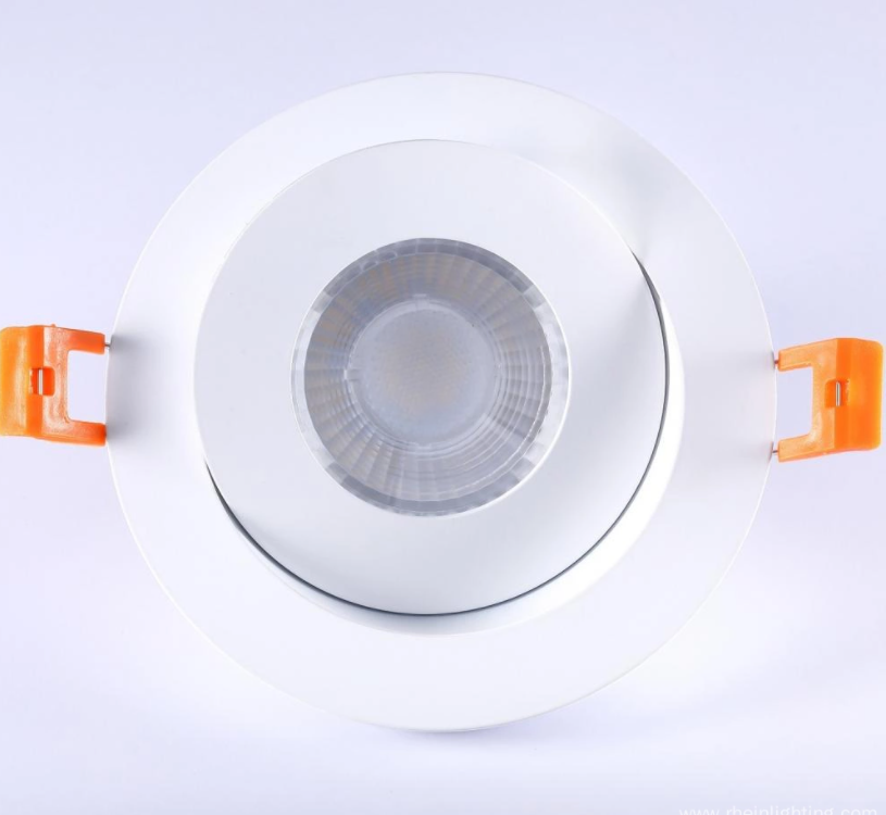 Lâmpadas de downlight de LED recuadas