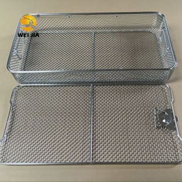 Stainless Steel Welded Woven Metal Wire Mesh Basket Untuk Aplikasi Filtrasi
