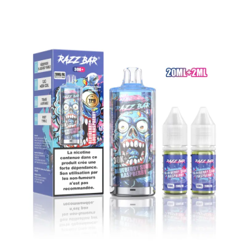 Razz Bar 30K+ 30000 Puffs TPD Certified Crystal Vape 20ML+2ML Refillable E Liquid EU Warehouse