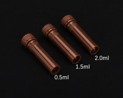 Vertical Brown Storage Preservation Tube
