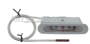 rectangle case industrial boiler capillary thermometer