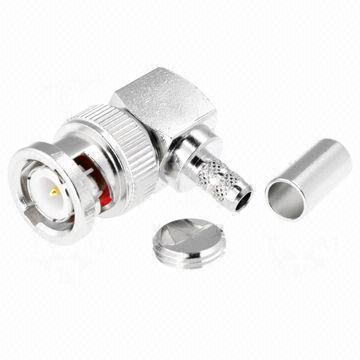 BNC Right Angel Male Connector for LMR195 Cable Antenna Assembly