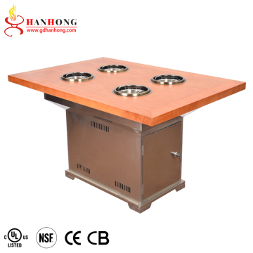 Korean Electric Dining Smokeless Hotpot Table