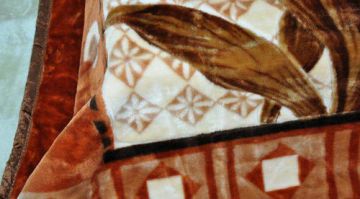 European Family Cunstomized Soft Mink Blanket 2 Ply With Queen Size