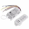 YAM 1 PC 4 Way ON/OFF 220V Wireless Receiver Lamp Light Remote Control Switch 12V 23A #1A30539#