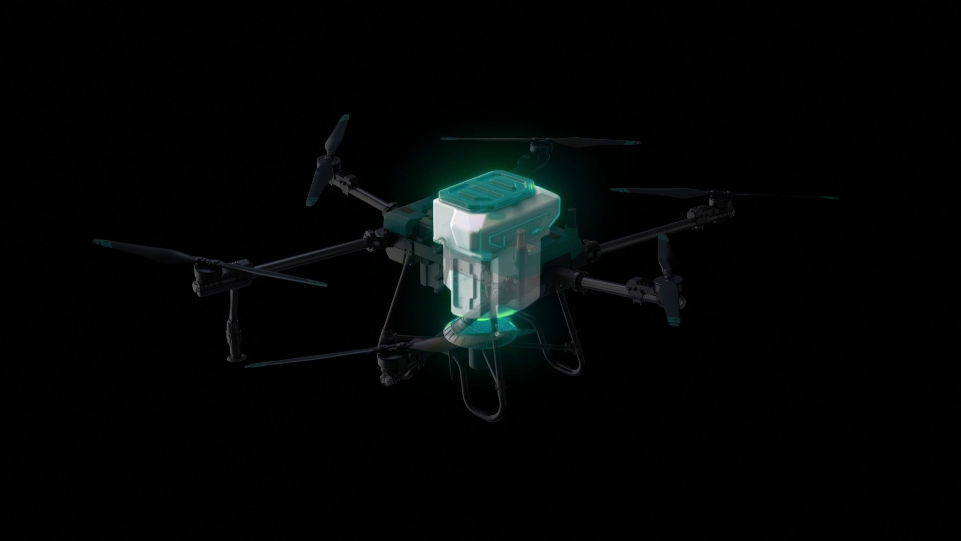 40L UAV Drone Crop Sprayer 6-Axis Agriculture Drones