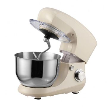Retro Design Stand Mixer: 1500W 5.5L Stainless Steel Mixing Bowl with Multifunctional Features