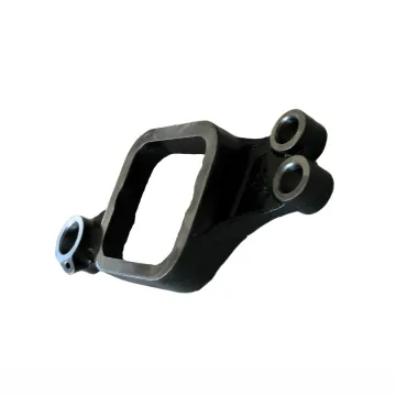 Resin sand cast steel truck axles applied brake bottom plate