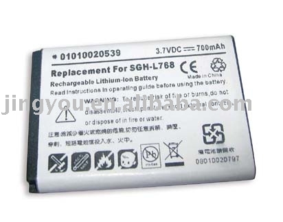 Cell phone battery for Samsung SGH-L768