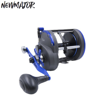 NEWMAJOR 15Kg 5.1:1 6BB+1RB Plastic Gear Anchor Fish Drum for River Fishing with Fake Bait