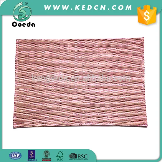 Rectangle Metallic PP Table Placemat