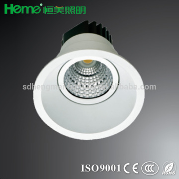 LED round COB 6W 9W 590lmlm LED ceiling recessed mount down light