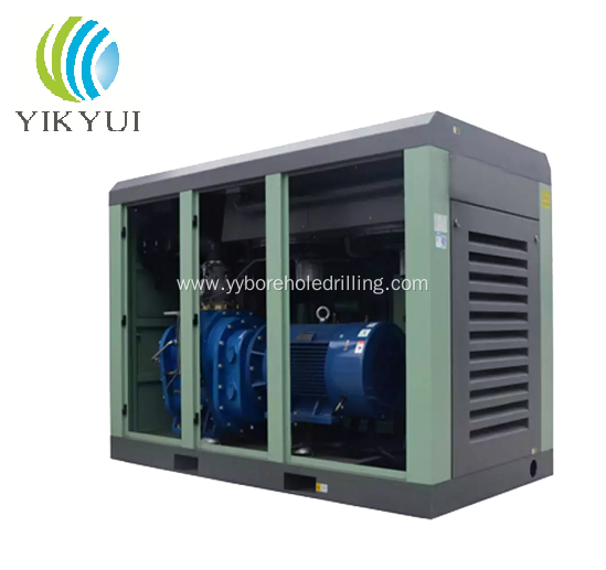 200KW two stage screw Air compressor for foundation