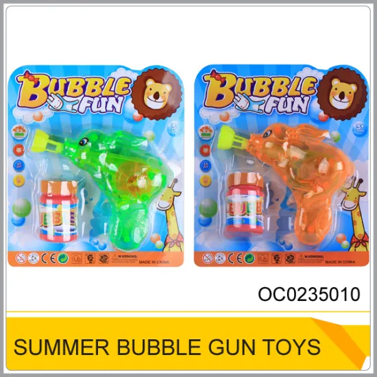 Summer animal bubble gun with batteries included OC0235010