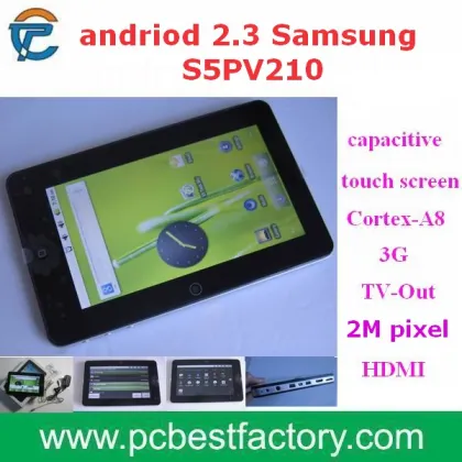 7 inch android 2.3 Samsung S5PV210 tablet pc