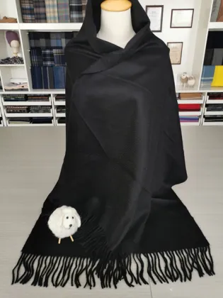 Inner Mongolia solid color pour cashmere shawl