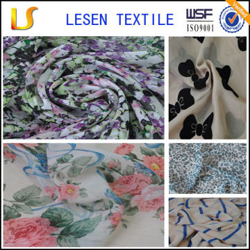 Shanghai Lesen Textile crepe fabric dress material