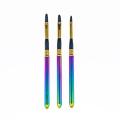 3 pcs Colorful Nail Brush Set