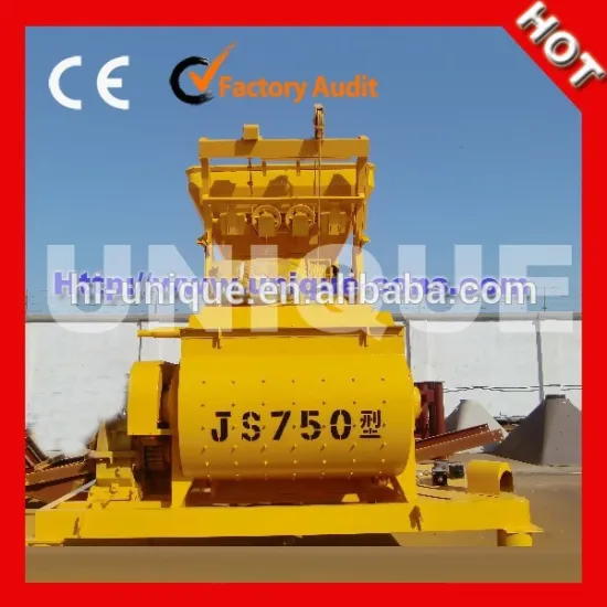 2015 Hot Selling 0.75m3 Twin Shaft Concrete Mixer For Sale