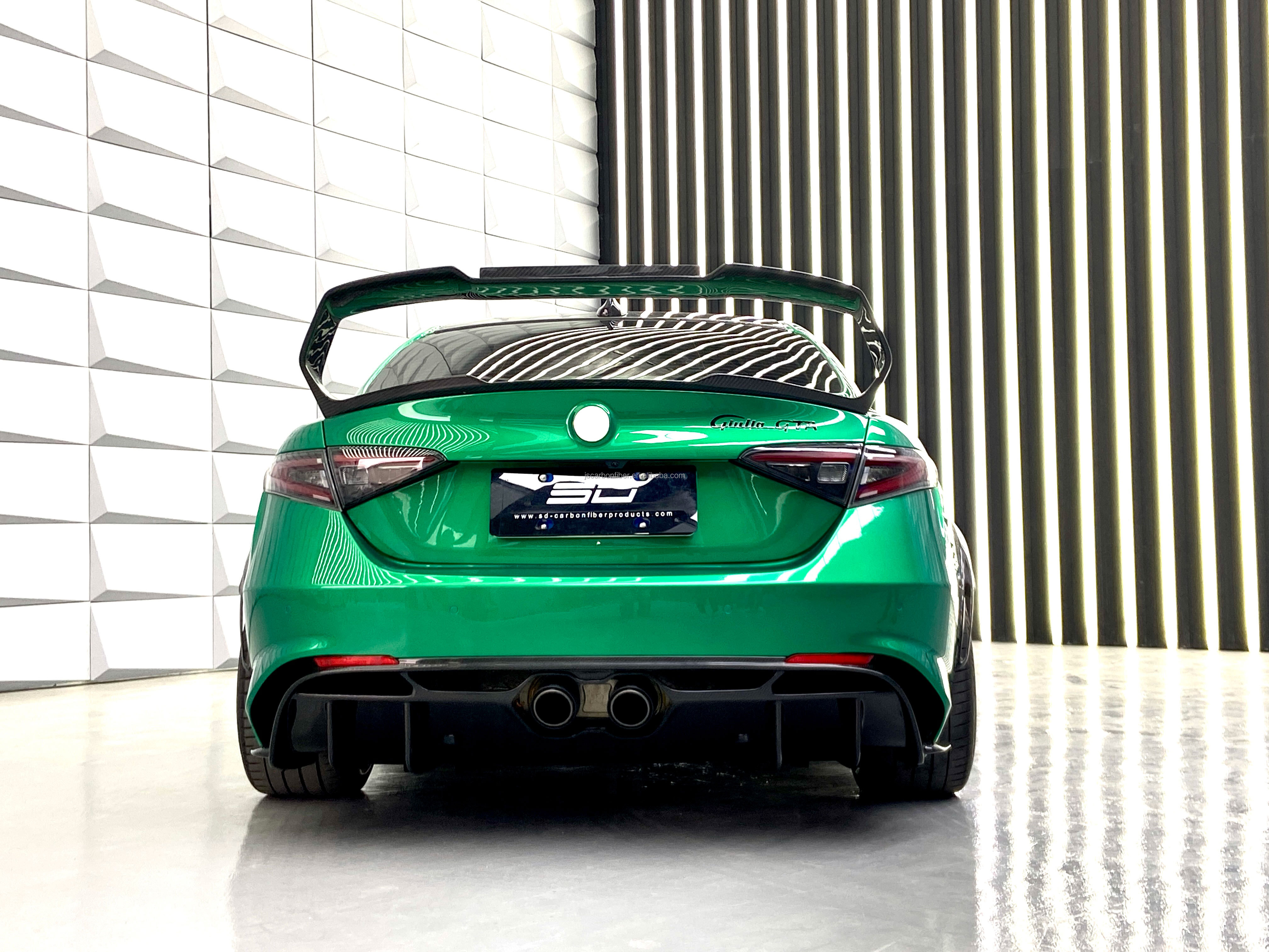 Upgraded Limited Edition Dry Carbon Fiber Rear Diffuser Gta Style For ...