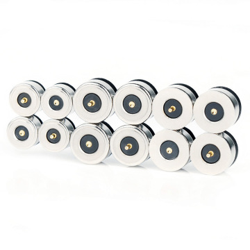 Hoge stroom DC magnetische oplaadkopconnector - 2pin cirkelvormige magnetische zuigconnector