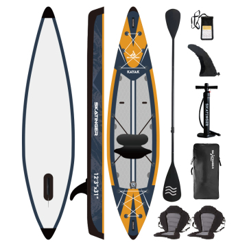 2023 Newly Designed Drop Stitch Inflatable Kayak for Fishing - Skatinger