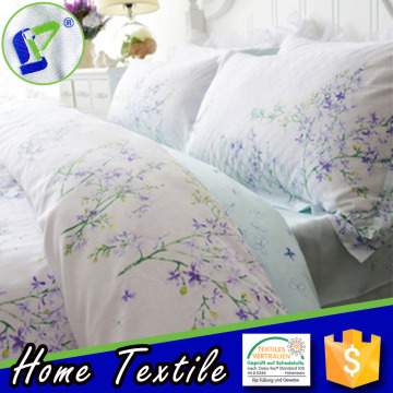 Custom design fabric cotton bed sheet factory