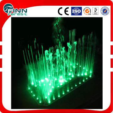 Stainless Steel LED Light Outdoor Decoration Music Fountain Design
