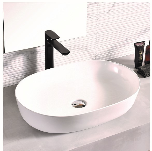 Counter Top Glossy White Basin