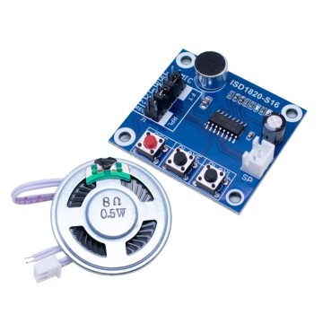 ISD1820 ISD1820 -S16 Modulo di registrazione - Voice board con microfoni e altoparlanti