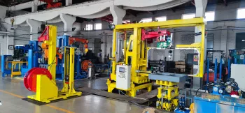 Automated plate wrapping machine