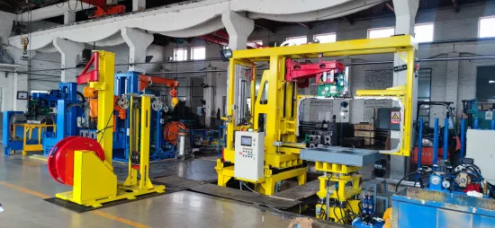 Automated plate wrapping machine