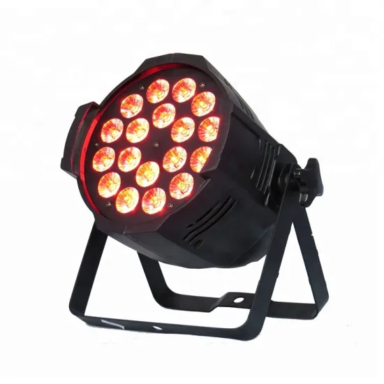 Professional 18*18W RGBWAUV 6in1 Indoor PAR Can LED Par Light for Stage and Event Lighting